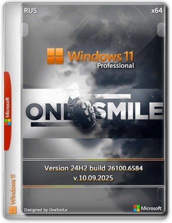 Windows 11 Pro by OneSmiLe 24H2 build 26100.6584