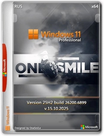 Windows 11 Pro 25H2 build 26200.6899 by OneSmiLe