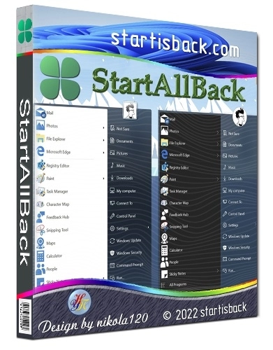 StartAllBack 3.5.7 StartIsBack++ 2.9.17 (2.9.1) StartIsBack + 1.7.6 RePack by KpoJIuK