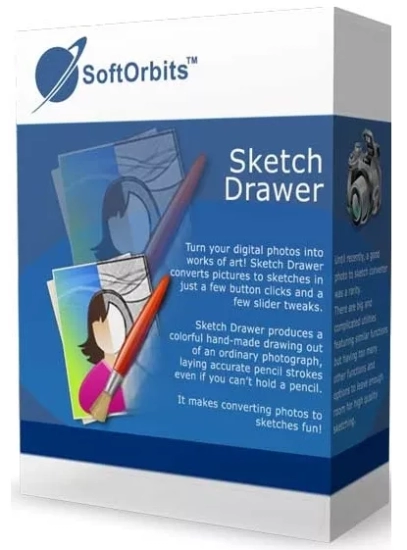 Редактор изображений - SoftOrbits Sketch Drawer Pro 10.01 акция