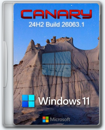 Windows 11 Pro  24H2 Build 26063.1 Canary