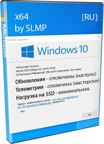 Windows 10 Pro x64  SSD 22H2 Build 19045.4046 by SLMP