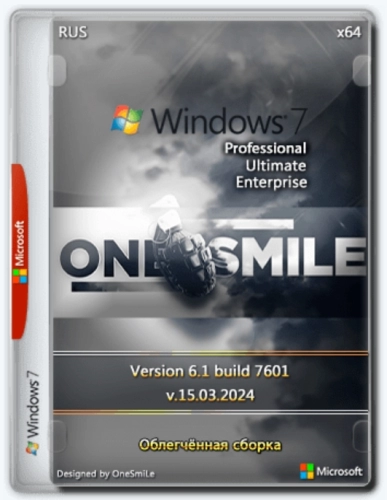 Windows 7 SP1 x64   by OneSmiLe [15.03.2024]