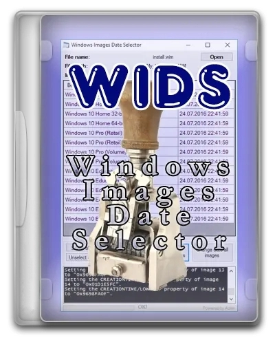Windows Images Date Selector (WIDS) 1.0.0.4 Portable by Adler