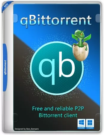 Легкий бесплатный торрент клиент qBittorrent 4.6.7 Portable by PortableApps + Themes