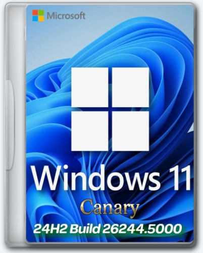Windows 11 Pro 24H2 26244.5000 Update Canary