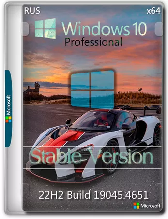 Windows 10 Pro 22H2 Build 19045.4651 Stable x64