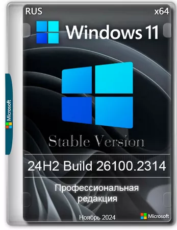 Windows 11 Pro 24H2 Build 26100.2314 Stable Version