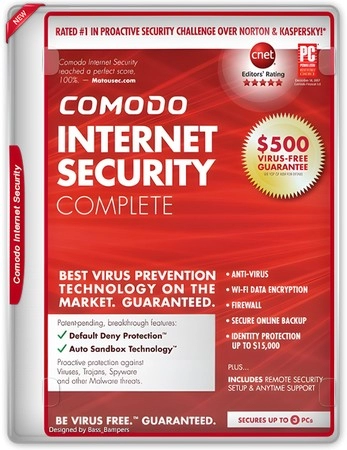 Бесплатный антивирус Comodo Internet Security Premium 12.3.3.8152 Final