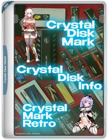 Информация о жестком диске CrystalDiskInfo + CrystalMark + Mark Retro 1.0.8 by elchupacabra