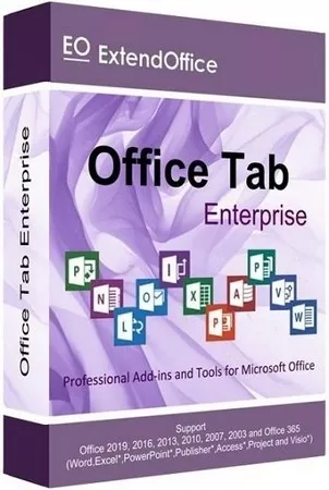 Работа с большим числом документов Office Tab Enterprise 16.00 RePack by KpoJIuK