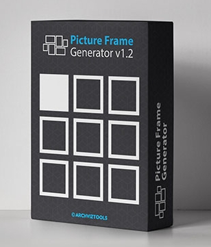 Создание рамок изображений ArchvizTools - Picture Frame Generator 1.2