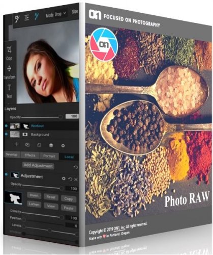 Студийный фоторедактор ON1 Photo RAW 2021.5 15.5.1.10747