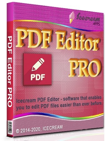 Редактор PDF текста Icecream PDF Editor PRO 2.48 RePack (& Portable) by elchupacabra