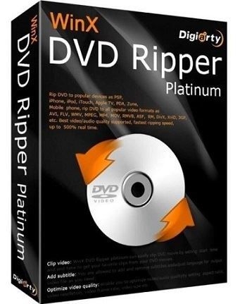Конвертер DVD WinX DVD Ripper Platinum 8.22.2 Repack + Portable by 9649
