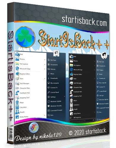 Старт меню для Windows 10 - StartIsBack++ 2.9.16 (2.9.1 for 1607) StartIsBack+ 1.7.6 StartIsBack 2.1.2 RePack by elchupacabra