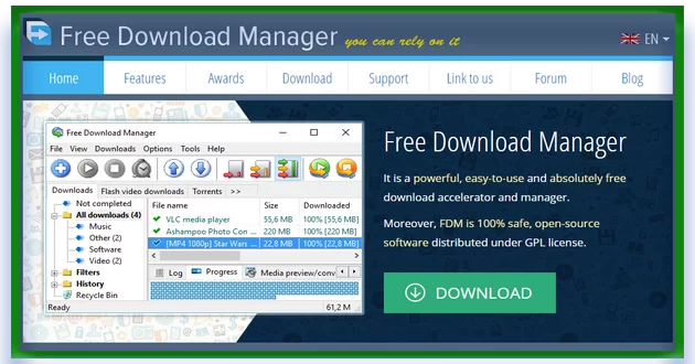 Free Download Manager 6.19.0.5156